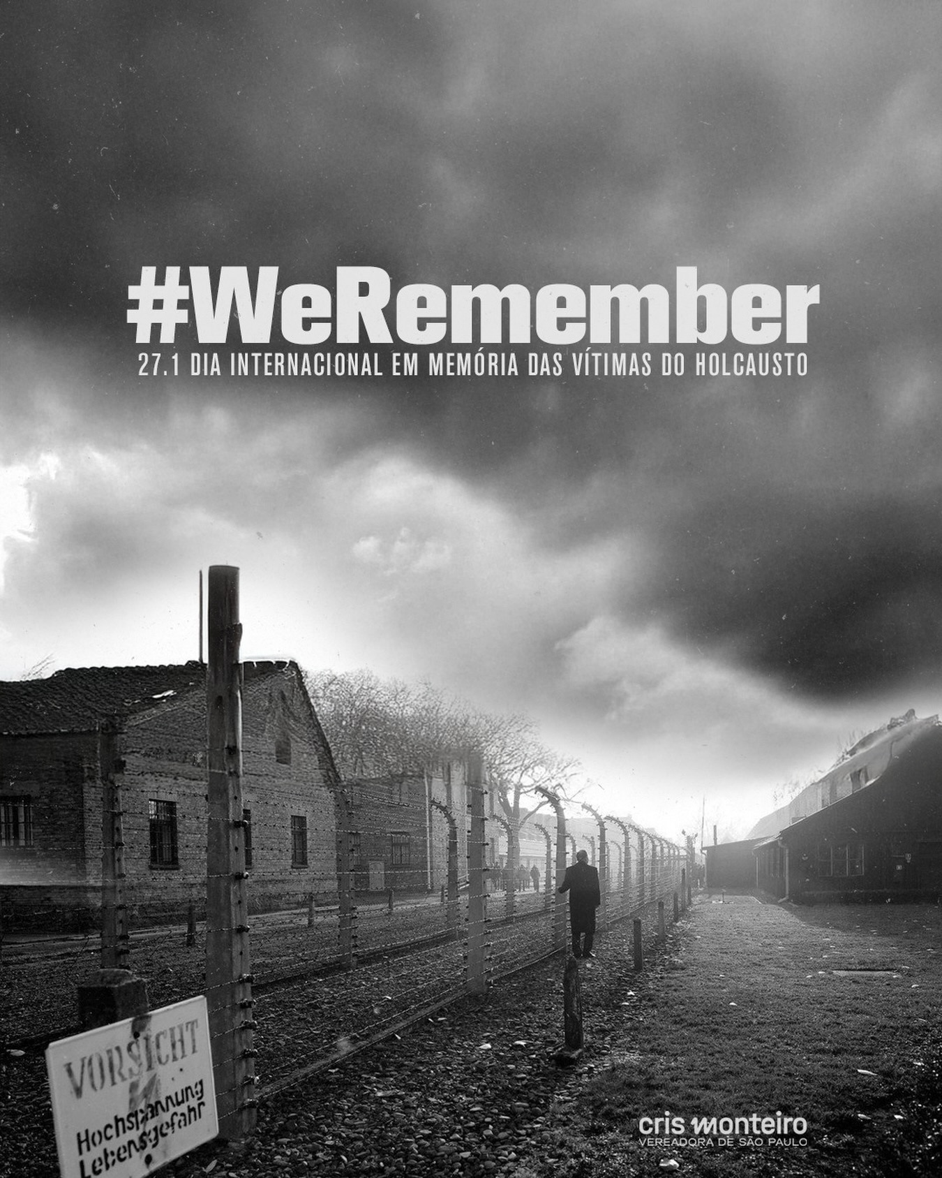 A data de 27 de janeiro marca o Dia Internacional em Memória das Vítimas do Holocausto