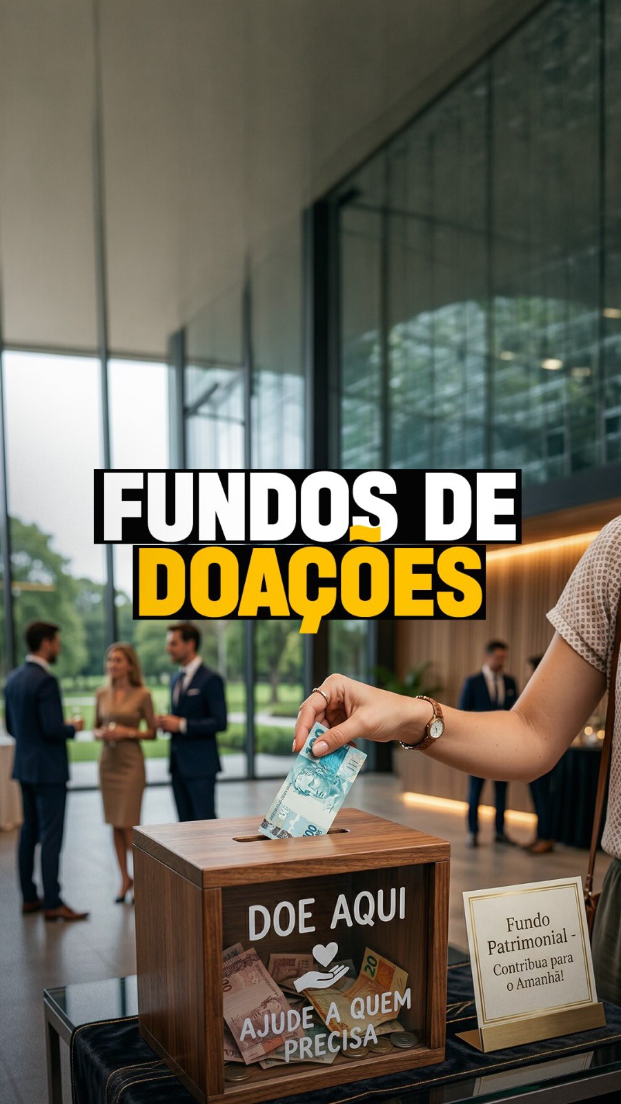 Chega de depender exclusivamente de impostos!