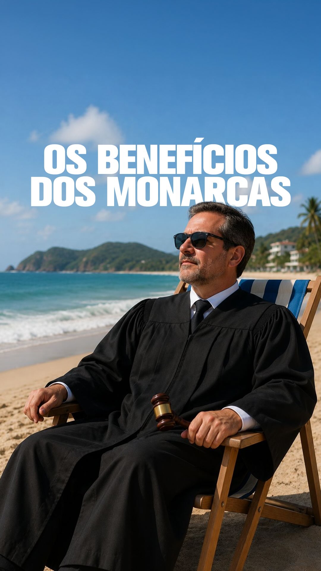 Férias de 6 meses do Judiciário.