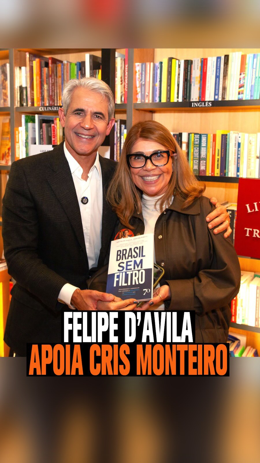 Muito feliz em receber o apoio e a confiança do @‌felipedavilaoficial.