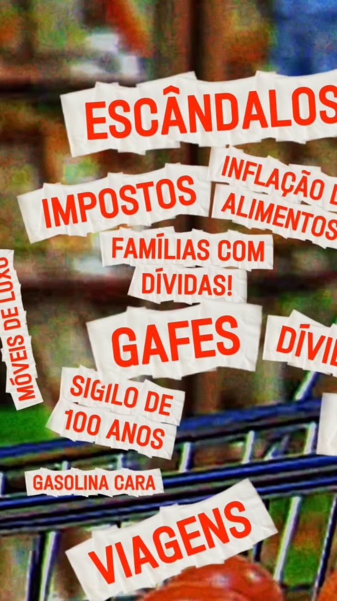 Não faltam marcas negativas desse desGoverno.