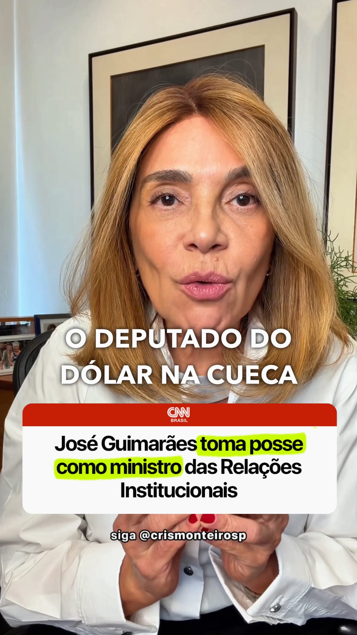 O deputado do “dólar na cueca” é o novo ministro das Relações Institucionais do governo Lula.