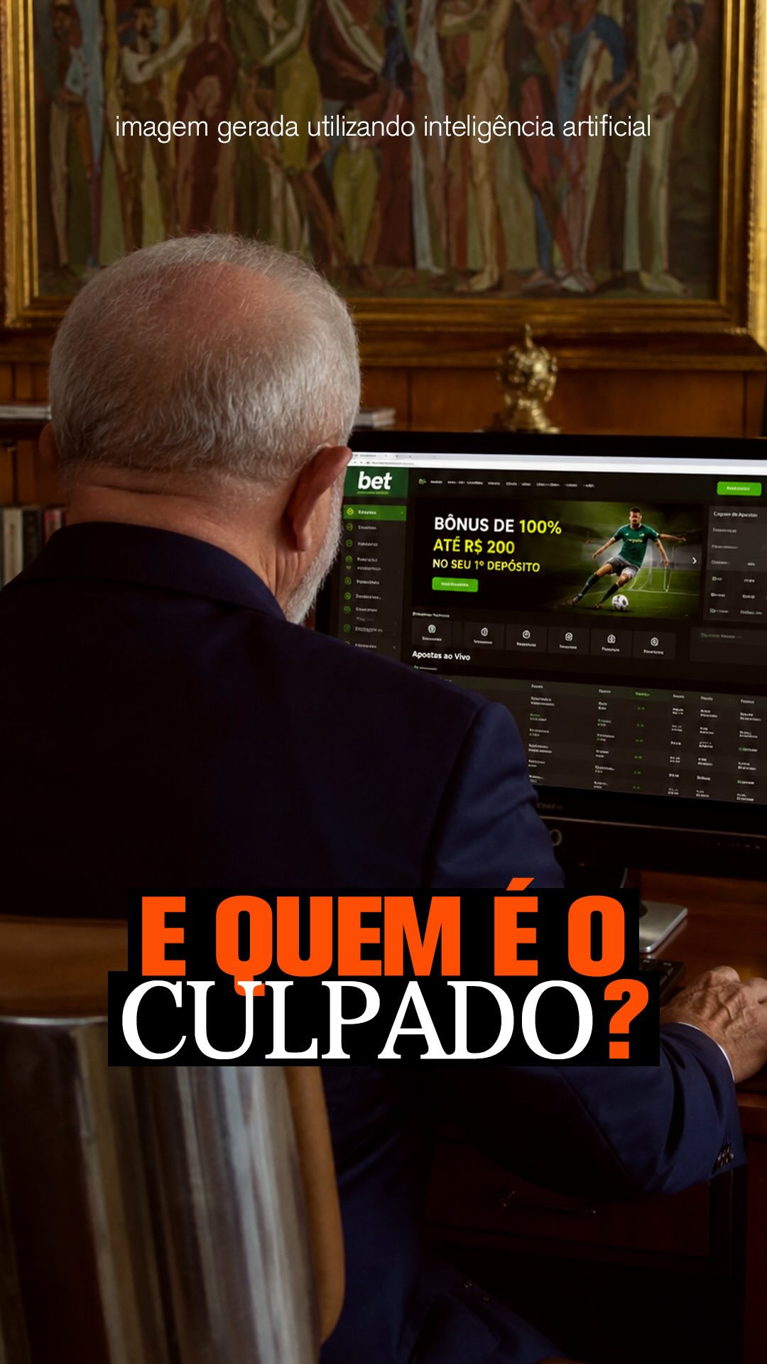 O governo regulamentou bets, arrecadou bilhões e permitiu propaganda das casas de apostas.