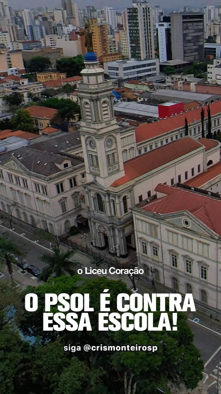 O PSOL entrou na Justiça para tentar impedir que o modelo do Liceu Coração de Jesus se expanda.
