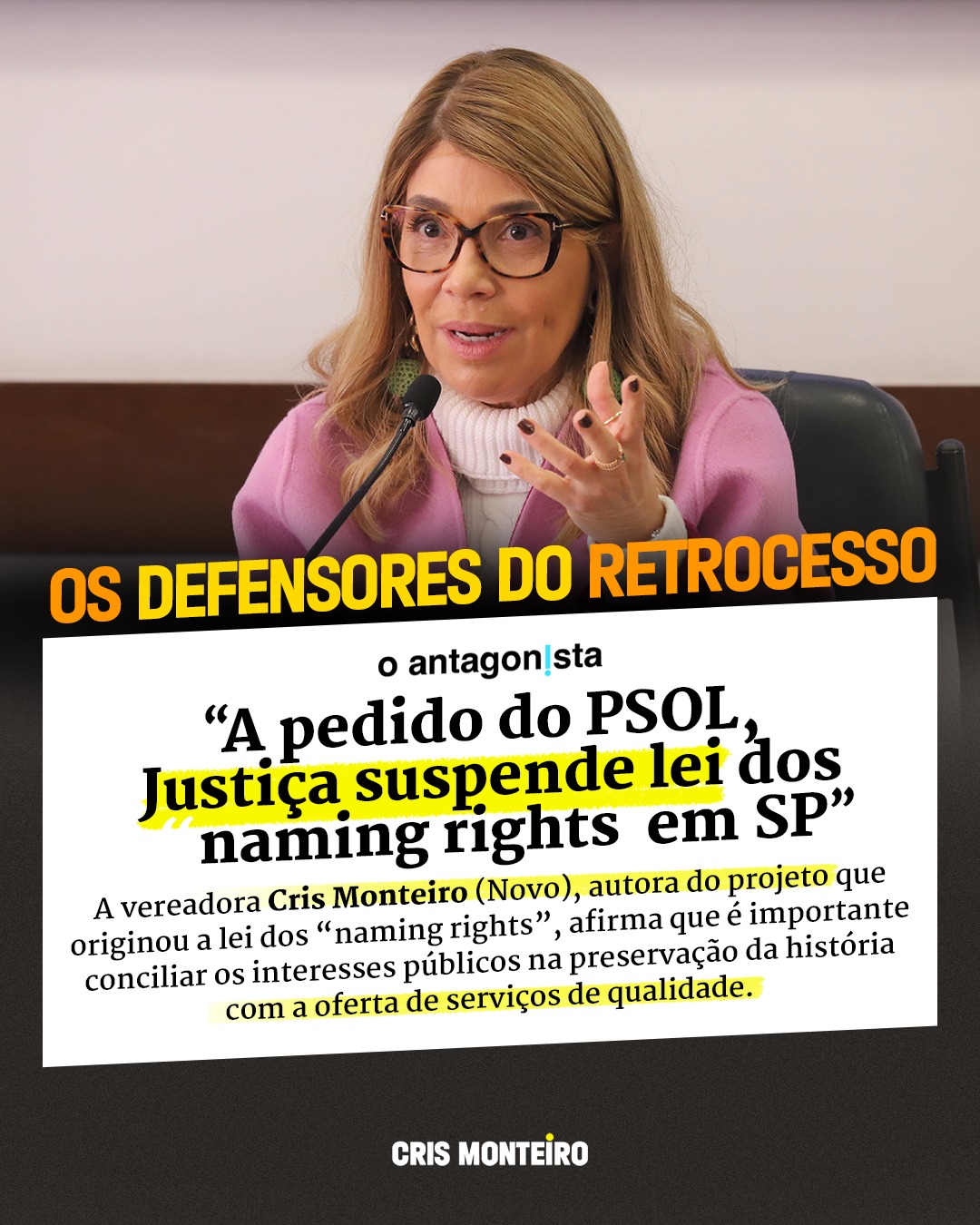 PSOL: os defensores do retrocesso