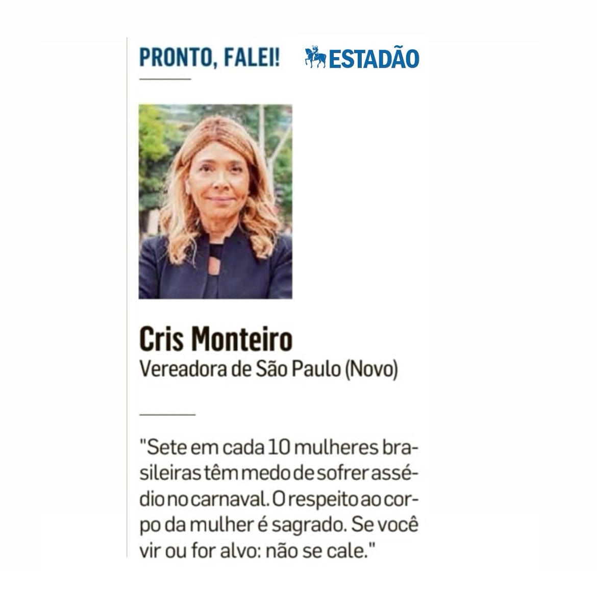 Não Se Cale – Estadão