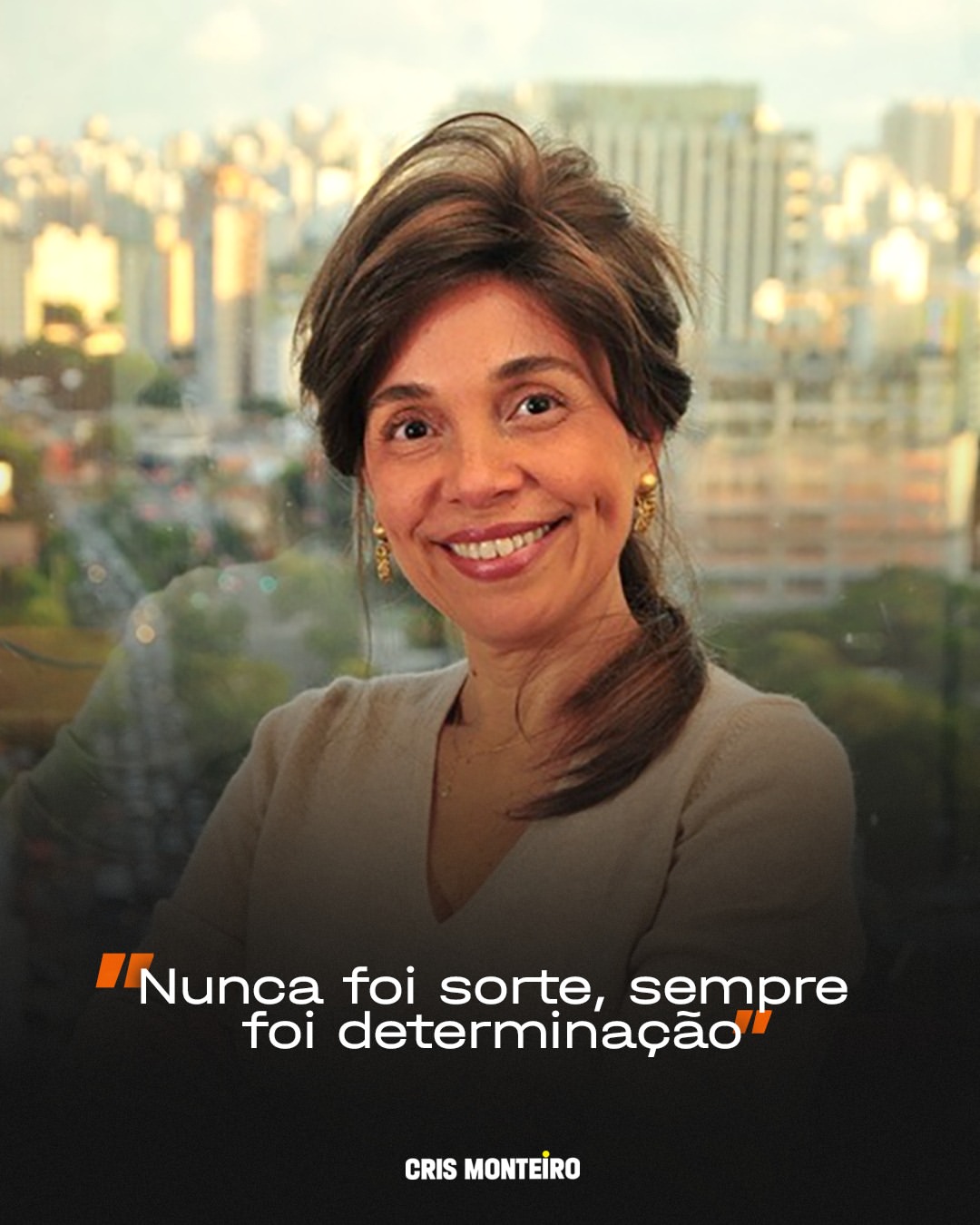 Nunca foi sorte, sempre foi determinação!