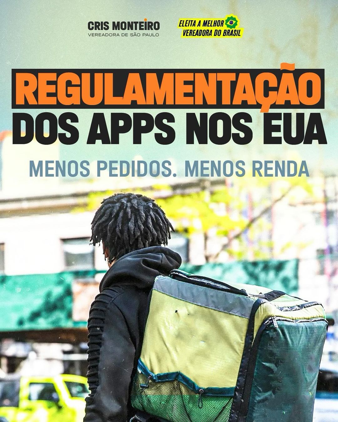 A regulamentação dos aplicativos nos EUA: menos pedidos, menos renda.