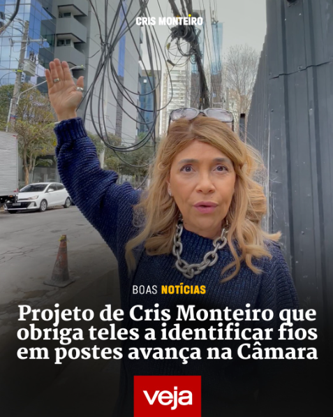 Meu projeto que propõe a identificação de postes em mau estado avança na Câmara!