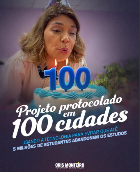 Projeto protocolado em 100 Cidades!