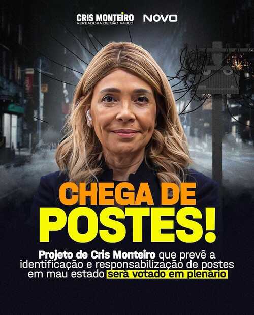 Meu projeto que prevê a responsabilização de postes em mau estado será votado em plenário!