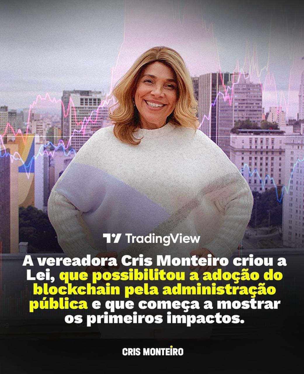 Lei da Vereadora Cris Monteiro foi notícia no TradingView!