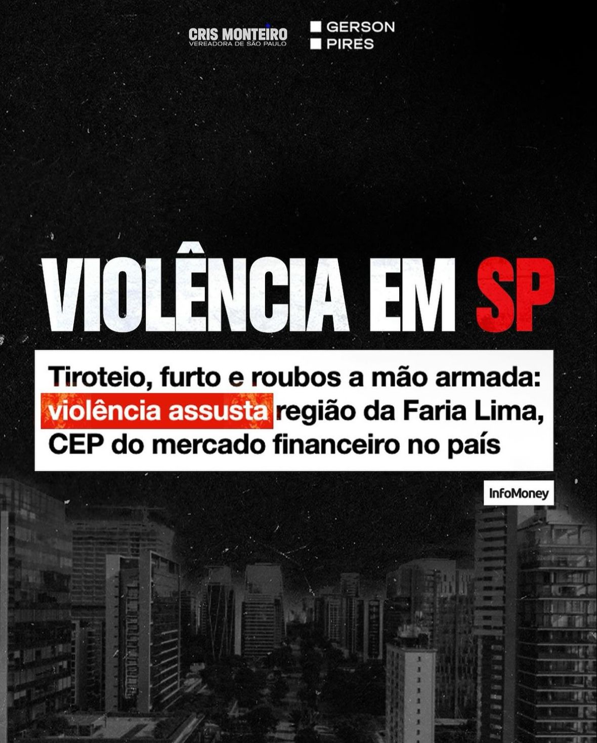 A violência atingiu níveis inaceitáveis!