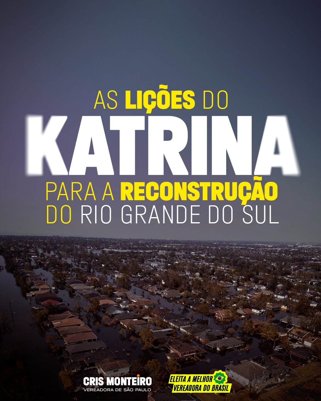 As lições do Furacão Katrina para a reconstrução do Rio Grande do Sul