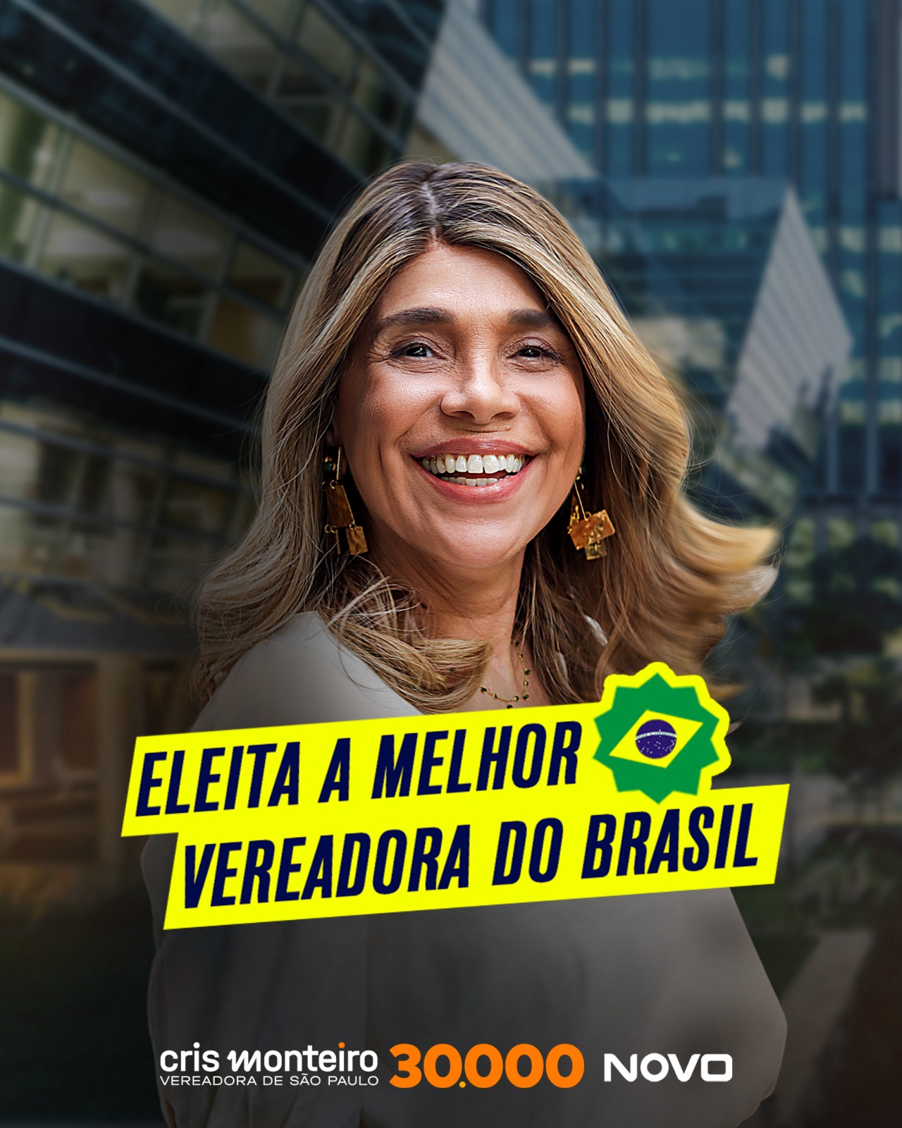 Cris Monteiro – Eleita a Melhor Vereadora do Brasil