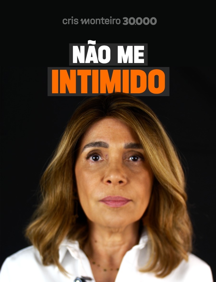 Não me intimido: fui gravemente ameaçada por apenas me posicionar.