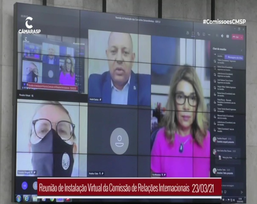 Comissão Extraordinária de Relações Internacionais, elege a Vereadora Cris Monteiro como vice-presidente