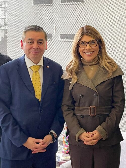 Recebemos o Sr. Cônsul Geral do Chile para nossa sessão da Comissão de Relações Internacionais