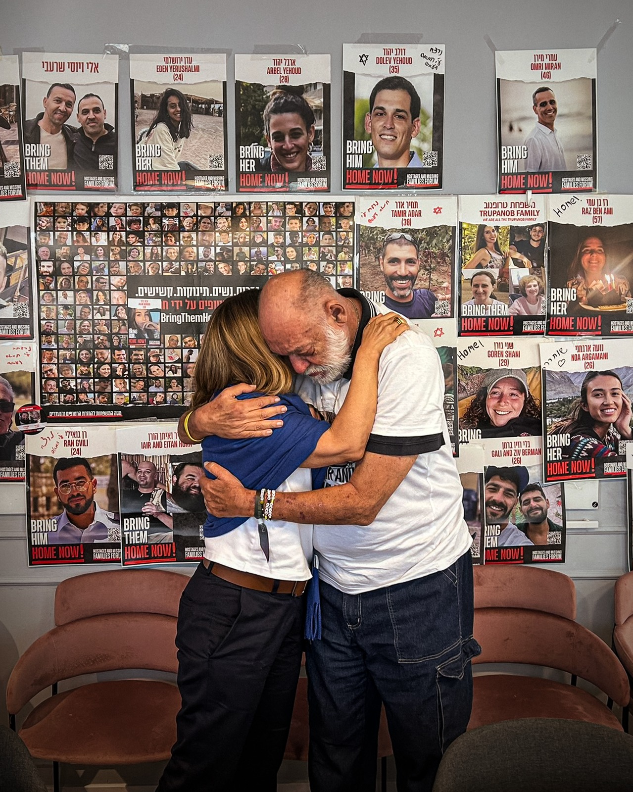 Cris em Israel: Visitei o pai de dois reféns do Hamas, Itzik Horn.
