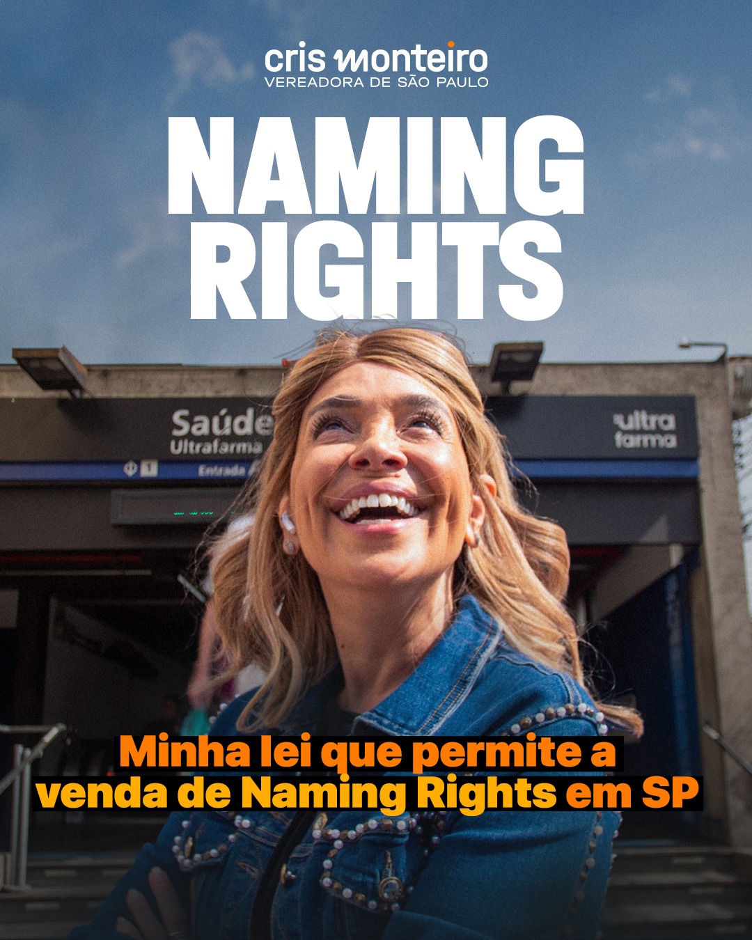 Minha Lei que permite a venda de Naming Rights em São Paulo