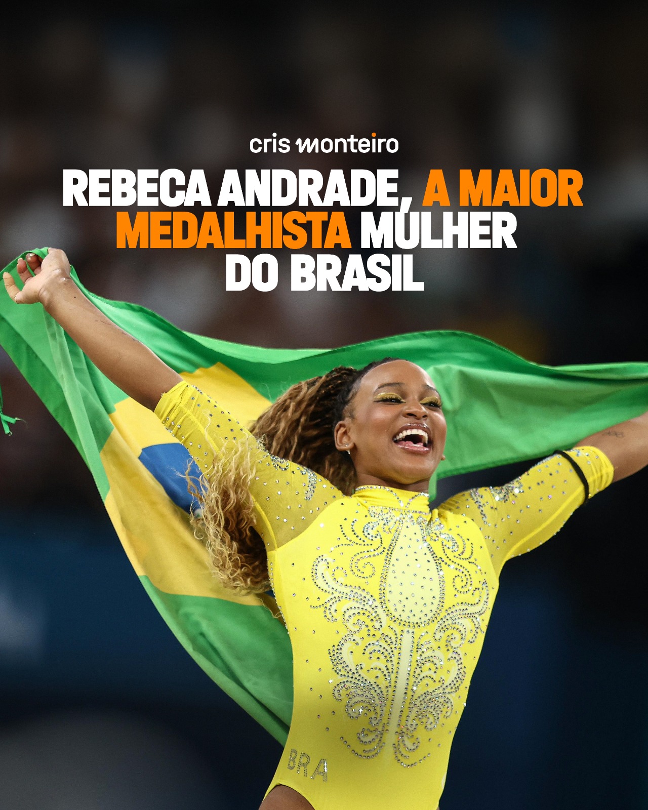Rebeca Andrade: a maior medalhista mulher do Brasil