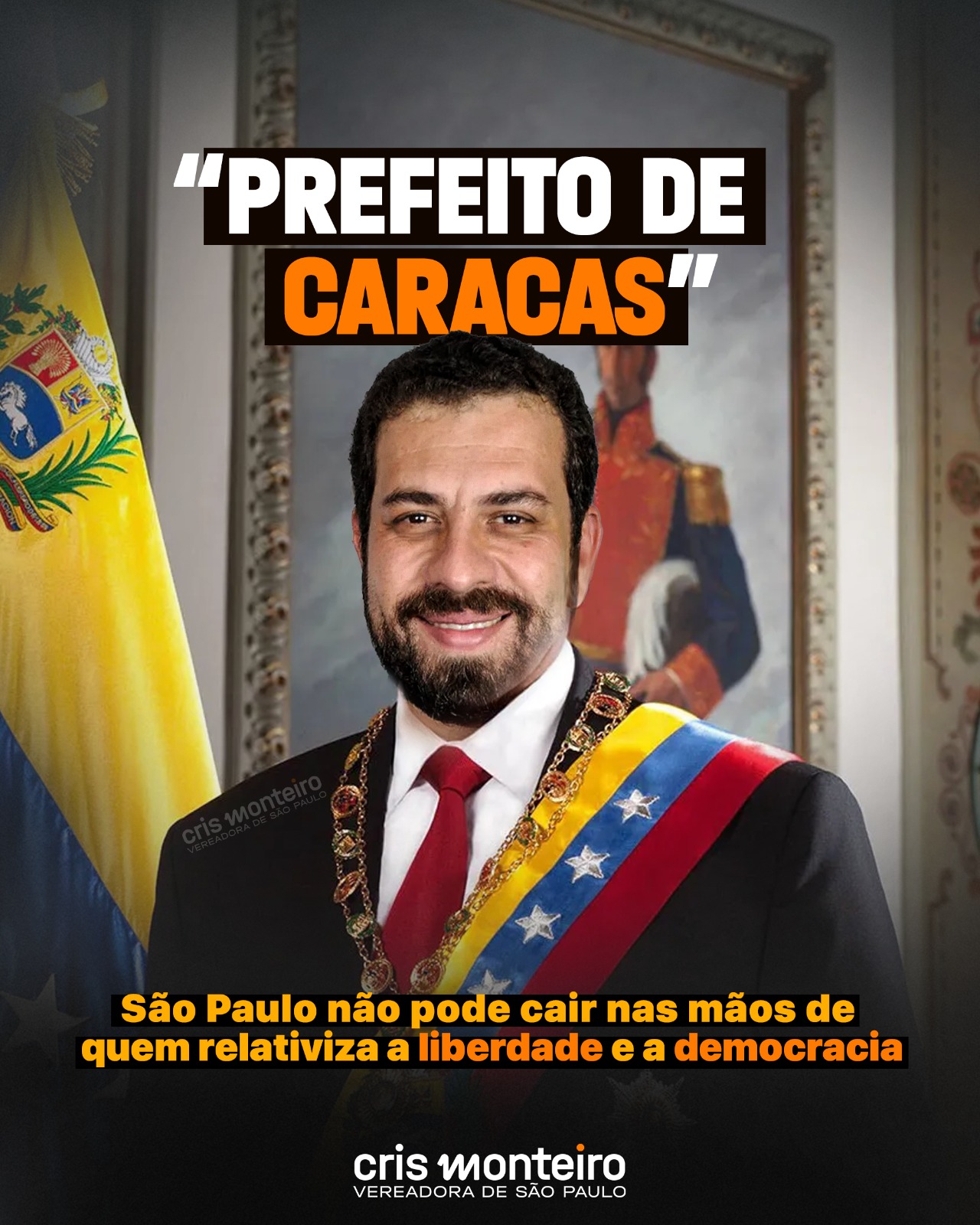 Guilherme Boulos: Prefeito de Caracas