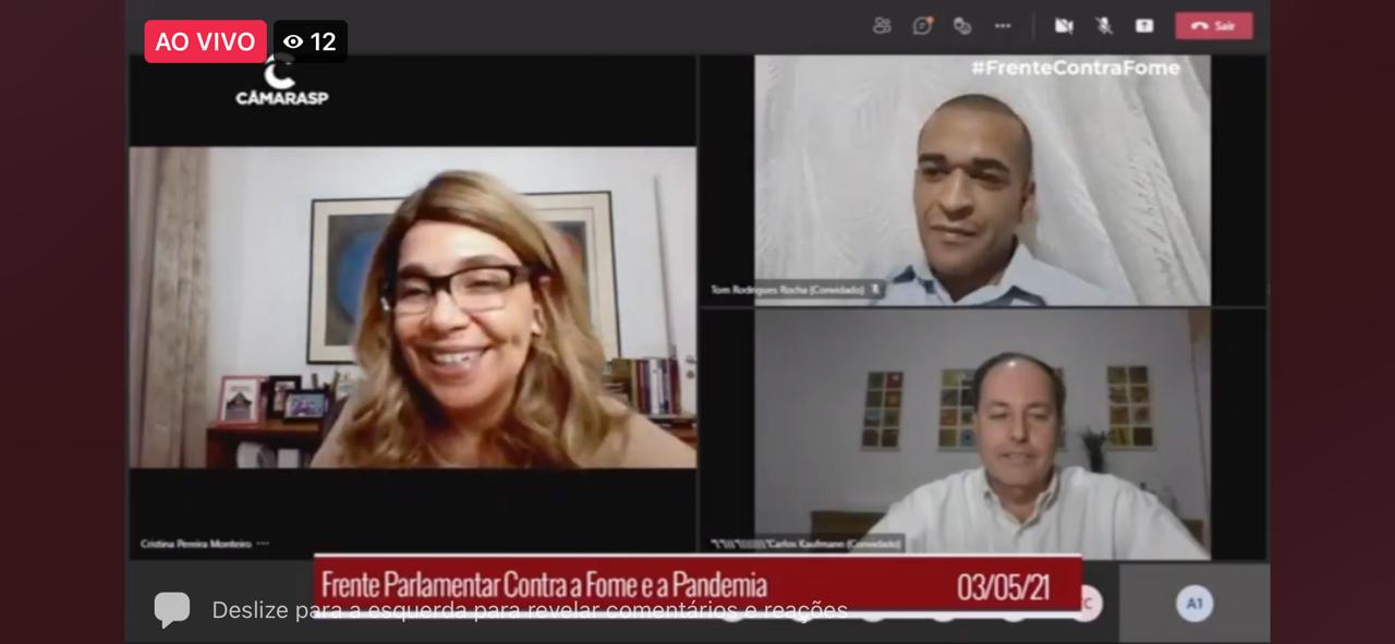 Cozinhas Comunitárias foi tema de encontro da Frente Parlamentar Contra Fome