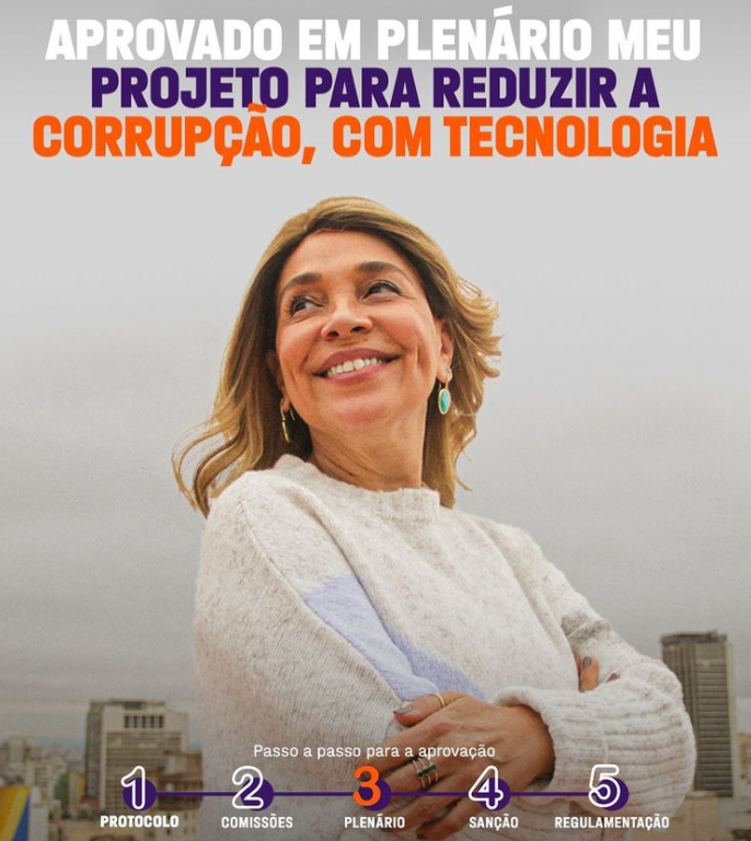 Aprovado em Plenário meu projeto para reduzir a corrupção, com tecnologia