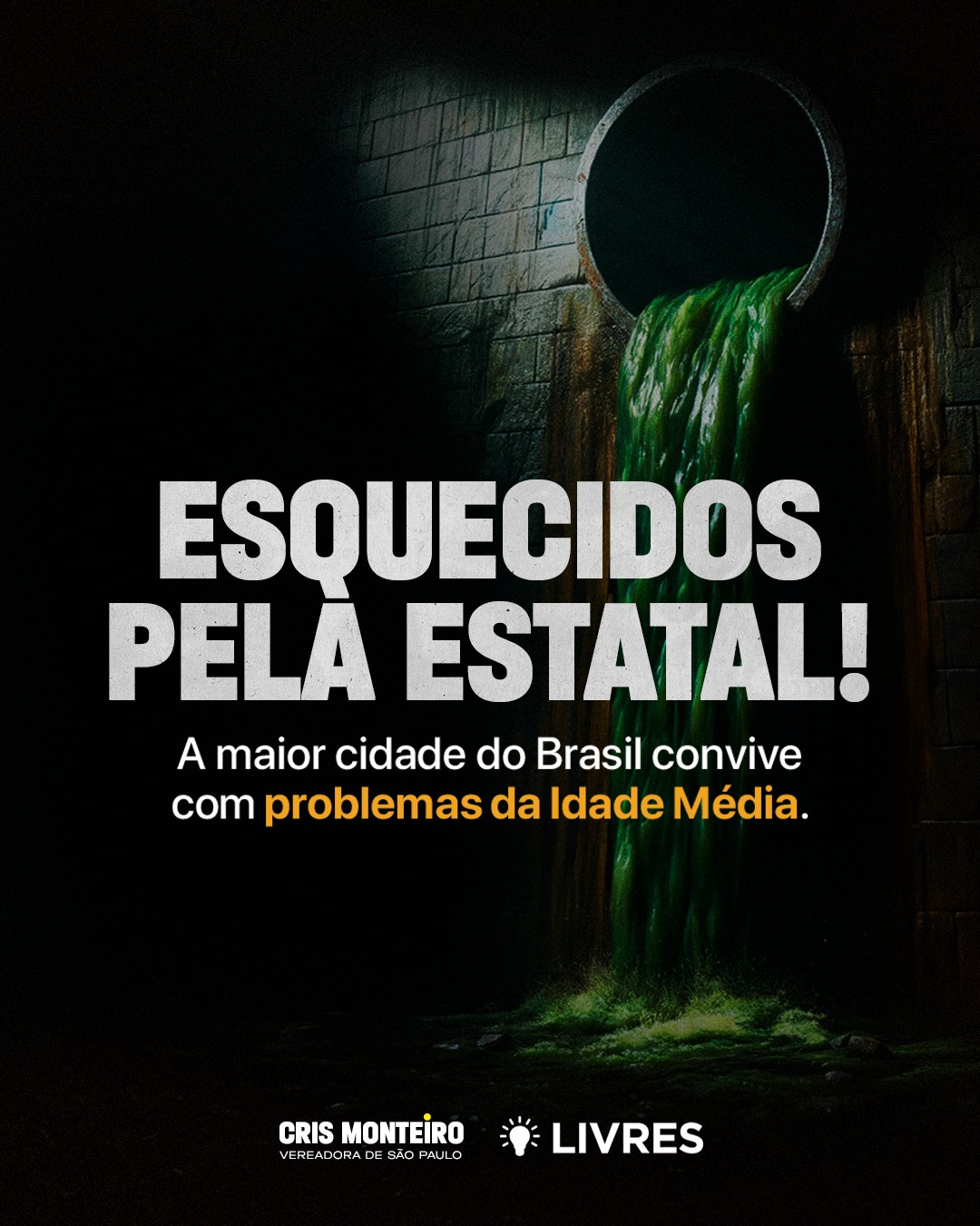 Esquecidos pela Estatal: a maior cidade do Brasil convive com problemas da Idade Média.