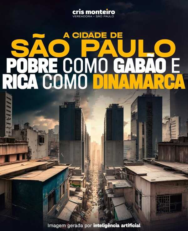 Cidade de São Paulo: Pobre como Gabão e rica como Dinamarca!