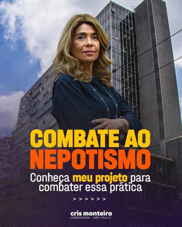 Conheça meu projeto para combater o nepotismo!