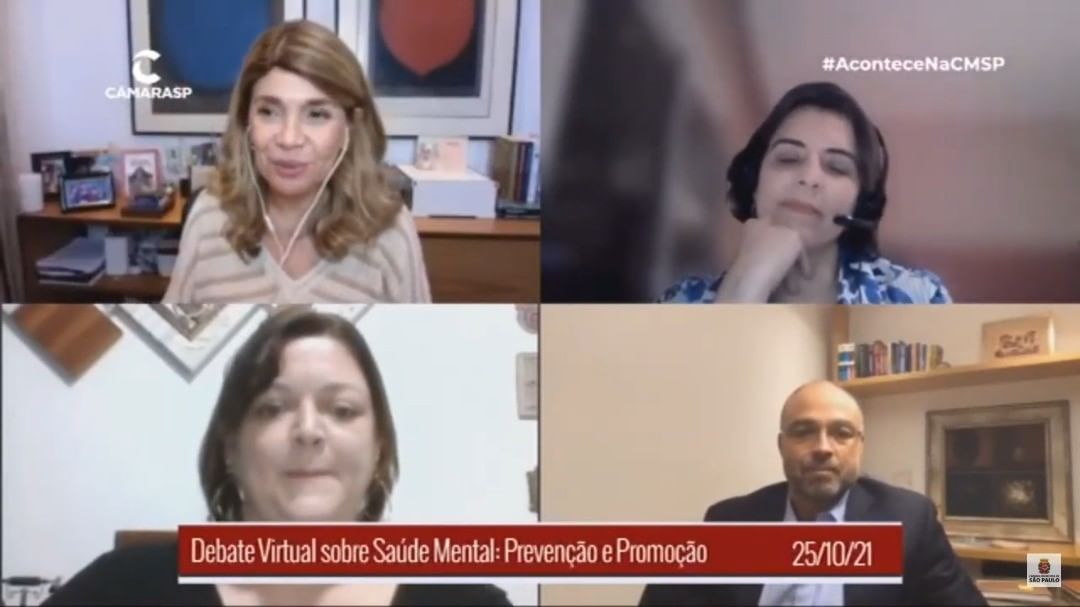 SAÚDE MENTAL FOI TEMA DE ENCONTRO ONLINE