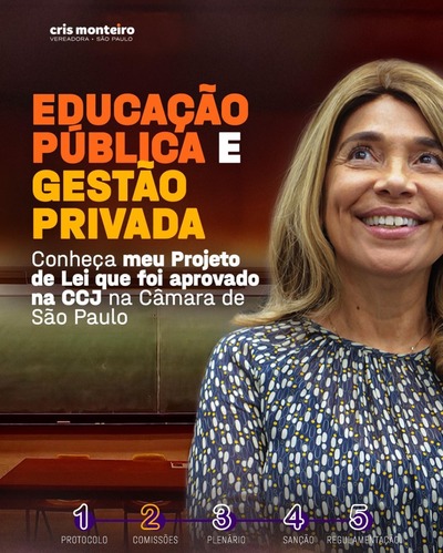 Meu Projeto de Lei que institui gestão compartilhada em escolas municipais foi aprovado na CCJ