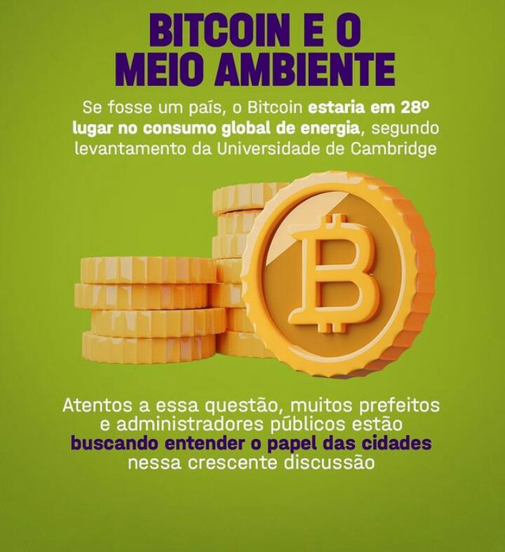 BITCOIN E O MEIO AMBIENTE